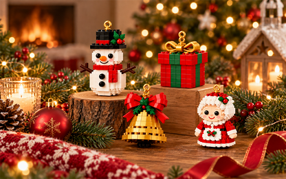💎💎Adventní kalendář s 24 vánočními mini ozdobami z kostiček