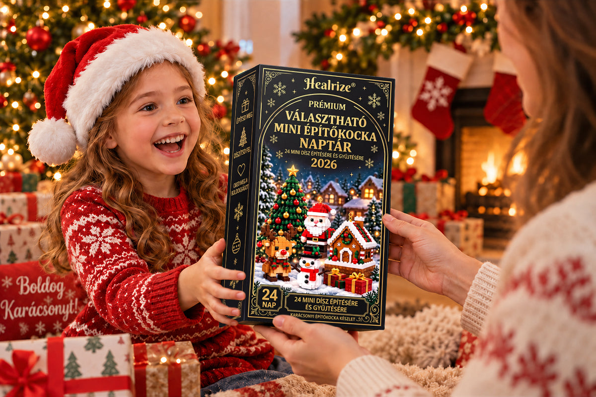 💎💎Adventní kalendář s 24 vánočními mini ozdobami z kostiček