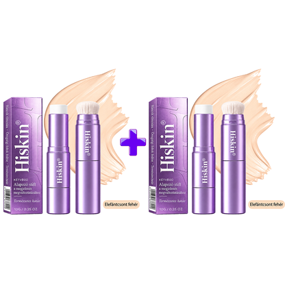 🌿🌿AZ UTOLSÓ 2 ÓRÁBAN · 80% KEDVEZMÉNY!  Hiskin® 2 az 1-ben színváltó alapozó stift | Elfedi az öregségi foltokat, halványítja a finom ráncok láthatóságát és hidratálja a bőrt – beépített ecsettel a fiatalos, ragyogó arcbőrért!
