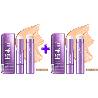 🌿🌿AZ UTOLSÓ 2 ÓRÁBAN · 80% KEDVEZMÉNY!  Hiskin® 2 az 1-ben színváltó alapozó stift | Elfedi az öregségi foltokat, halványítja a finom ráncok láthatóságát és hidratálja a bőrt – beépített ecsettel a fiatalos, ragyogó arcbőrért!