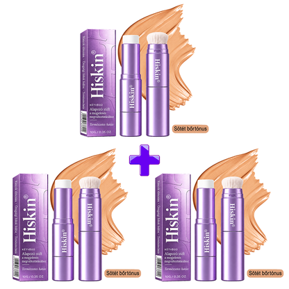 🌿🌿AZ UTOLSÓ 2 ÓRÁBAN · 80% KEDVEZMÉNY!  Hiskin® 2 az 1-ben színváltó alapozó stift | Elfedi az öregségi foltokat, halványítja a finom ráncok láthatóságát és hidratálja a bőrt – beépített ecsettel a fiatalos, ragyogó arcbőrért!