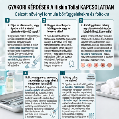 Hivatalos Márkabolt | 🚢🚢 Hiskin® 7 napos Szemölcseltávolító Roll-on Ápoló Folyadék (Fájdalommentes rollerball technológia, hegek nélkül) 🐬