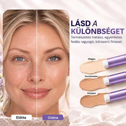 🌿🌿AZ UTOLSÓ 2 ÓRÁBAN · 80% KEDVEZMÉNY!  Hiskin® 2 az 1-ben színváltó alapozó stift | Elfedi az öregségi foltokat, halványítja a finom ráncok láthatóságát és hidratálja a bőrt – beépített ecsettel a fiatalos, ragyogó arcbőrért!