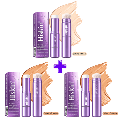 🌿🌿AZ UTOLSÓ 2 ÓRÁBAN · 80% KEDVEZMÉNY!  Hiskin® 2 az 1-ben színváltó alapozó stift | Elfedi az öregségi foltokat, halványítja a finom ráncok láthatóságát és hidratálja a bőrt – beépített ecsettel a fiatalos, ragyogó arcbőrért!
